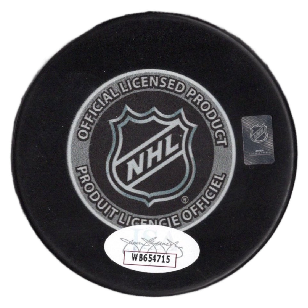 Roman Josi autographed signed Draft puck NHL Nashville Predators JSA COA