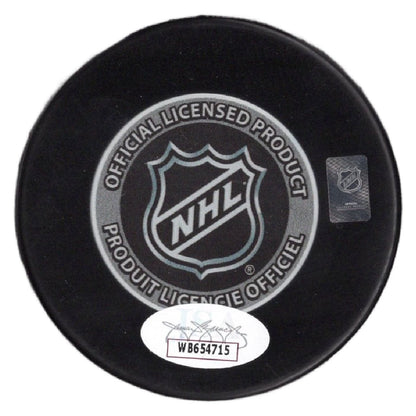 Roman Josi autographed signed Draft puck NHL Nashville Predators JSA COA
