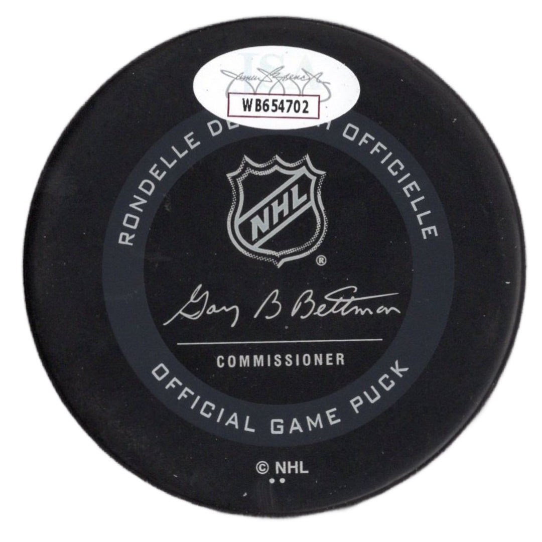 Roman Josi autographed signed Official Game puck NHL Nashville Predators JSA COA