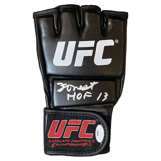 Forrest Griffin autographed inscribed signed glove UFC JSA COA
