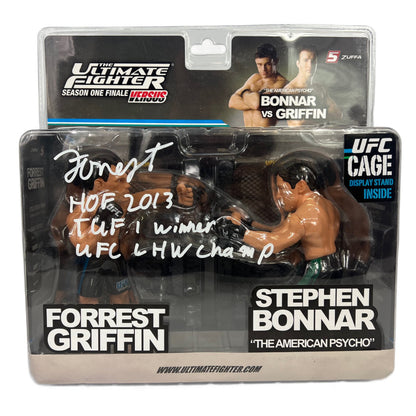 Forrest Griffin autographed inscribed signed figure UFC JSA COA