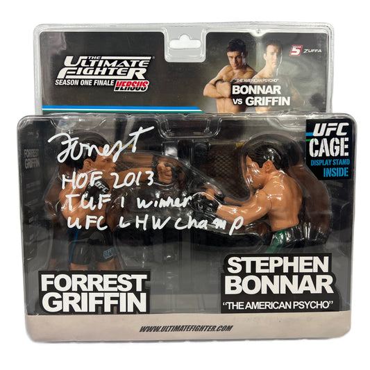 Forrest Griffin autographed inscribed signed figure UFC JSA COA