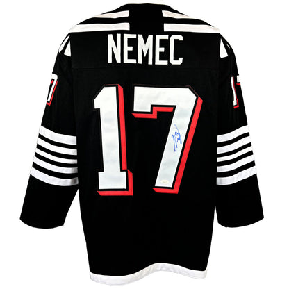 Simon Nemec signed autographed jersey New Jersey Devils JSA COA