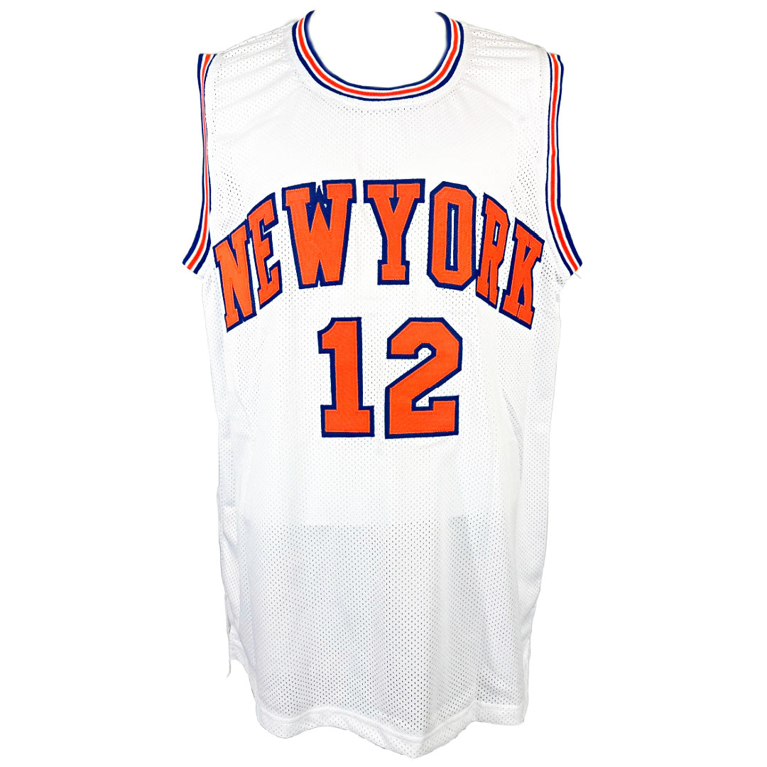 Dick Barnett autographed signed jersey NBA New York Knicks JSA COA