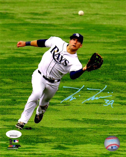 Kevin Kiermaier autographed signed 8x10 photo MLB Tampa Bay Rays JSA COA