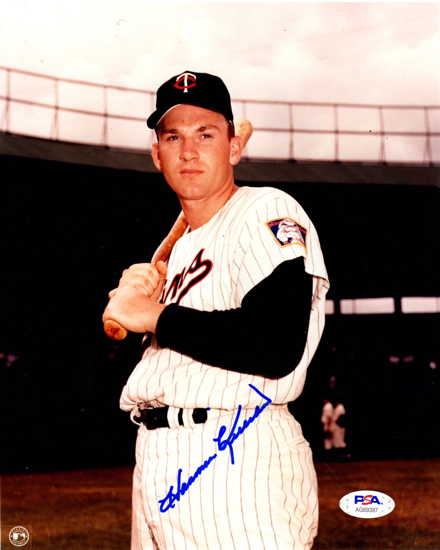 Harmon Killebrew autographed signed 8x10 photo MLB Minnesota Twins PSA COA