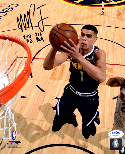 Michael Porter Jr. autographed signed inscribed 8x10 photo NBA Denver Nuggets PSA COA