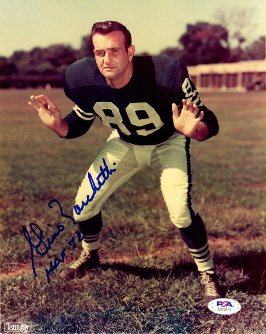 Gino Marchetti autographed signed inscribed 8x10 NFL photo Baltimore Colts PSA COA
