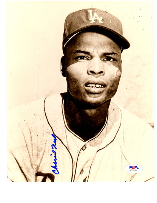 Charlie Neal autographed signed 8x10 photo MLB Los Angeles Dodgers PSA COA