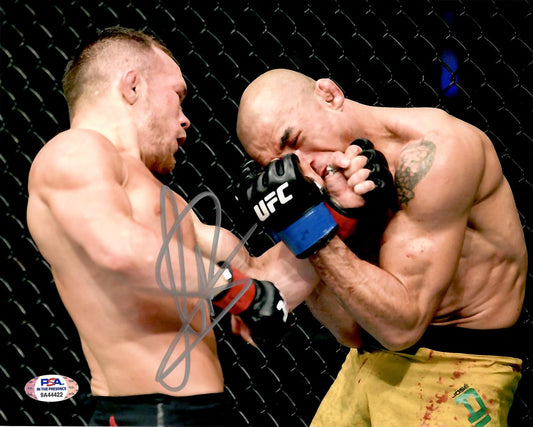 Petr Yan autographed signed 8x10 photo UFC PSA COA No Mercy Jose Aldo