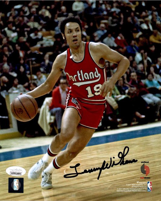 Lenny Wilkens autographed signed 8x10 photo NBA Port Land Trail Blazers JSA COA