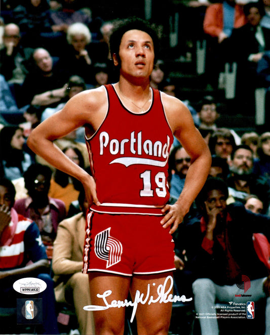 Lenny Wilkens autographed signed 8x10 photo NBA Port Land Trail Blazers JSA COA