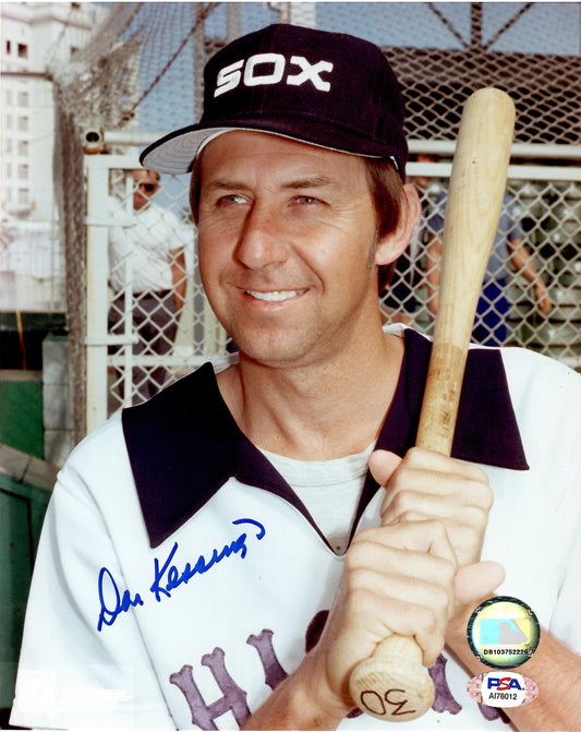 Don Kessinger autographed signed 8x10 photo MLB Chicago White Sox PSA COA