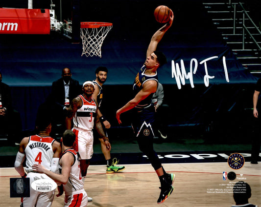 Michael Porter Jr. signed 8x10 photo autographed Denver Nuggets JSA ITP Dunking