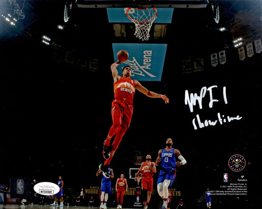 Michael Porter Jr. signed 8x10 photo autographed inscribed Showtime Denver Nuggets JSA ITP