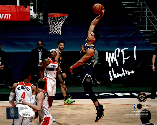 Michael Porter Jr. signed 8x10 photo autographed inscribed Showtime Denver Nuggets JSA ITP