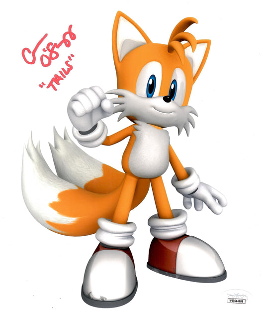 Colleen Oshaughnessy autograph 8x10 Photo inscribed "Tails" JSA COA Sonic The Hedgehog