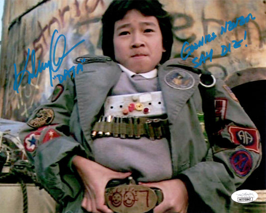 Ke Huy Quan autographed signed inscribed 8x10 photo The Goonies JSA COA Data
