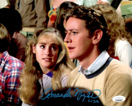 Amanda Wyss signed inscribed 8x10 photo Fast Times at Ridgemont High JSA Witness