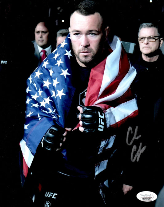 Colby Covington autographed signed 8x10 photo UFC JSA Witness Usman Masvidal