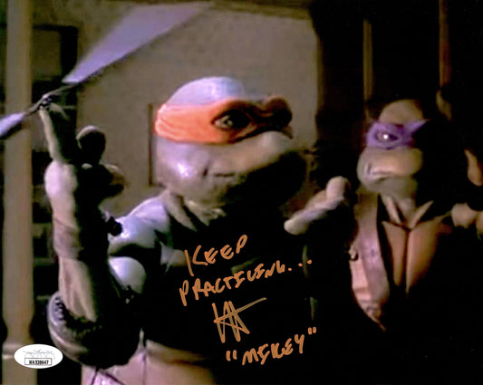 Robbie Rist autographed inscribed 8x10 photo JSA Teenage Mutant Ninja Turtles