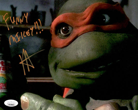 Robbie Rist autographed inscribed 8x10 photo JSA Teenage Mutant Ninja Turtles