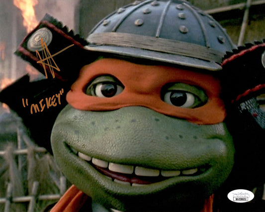 Robbie Rist autographed inscribed 8x10 photo JSA Teenage Mutant Ninja Turtles
