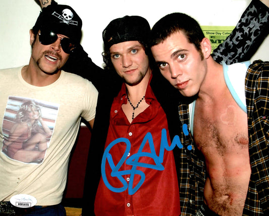 Bam Margera autographed signed 8x10 photo JSA COA Jackass
