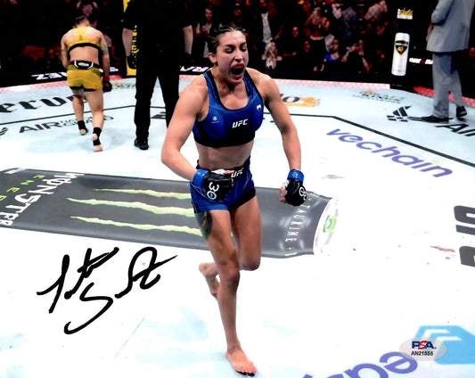 Tatiana Suarez autographed signed UFC 8x10 photo PSA COA