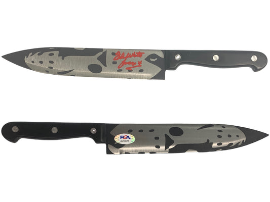Ted White autographed signed inscribed knife Friday The 13th PSA COA Jason 4