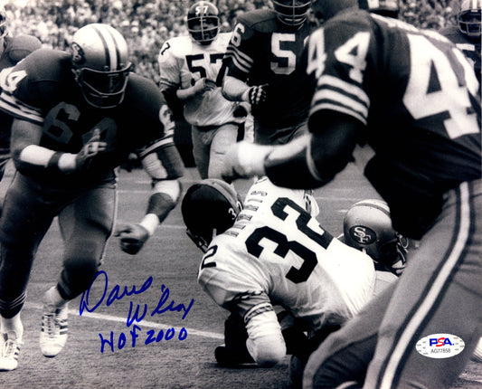 Dave Wilcox autographed signed inscribed 8x10 photo San Francisco 49ers PSA COA