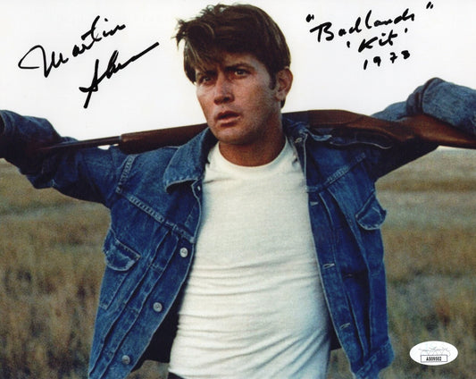 Martin Sheen autographed signed inscribed 8x10 BadLands JSA COA Kit