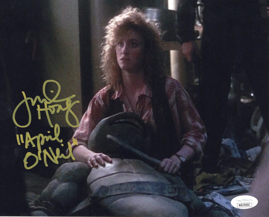 Judith Hoag autographed inscribed 8x10 photo JSA Teenage Mutant Ninja Turtles