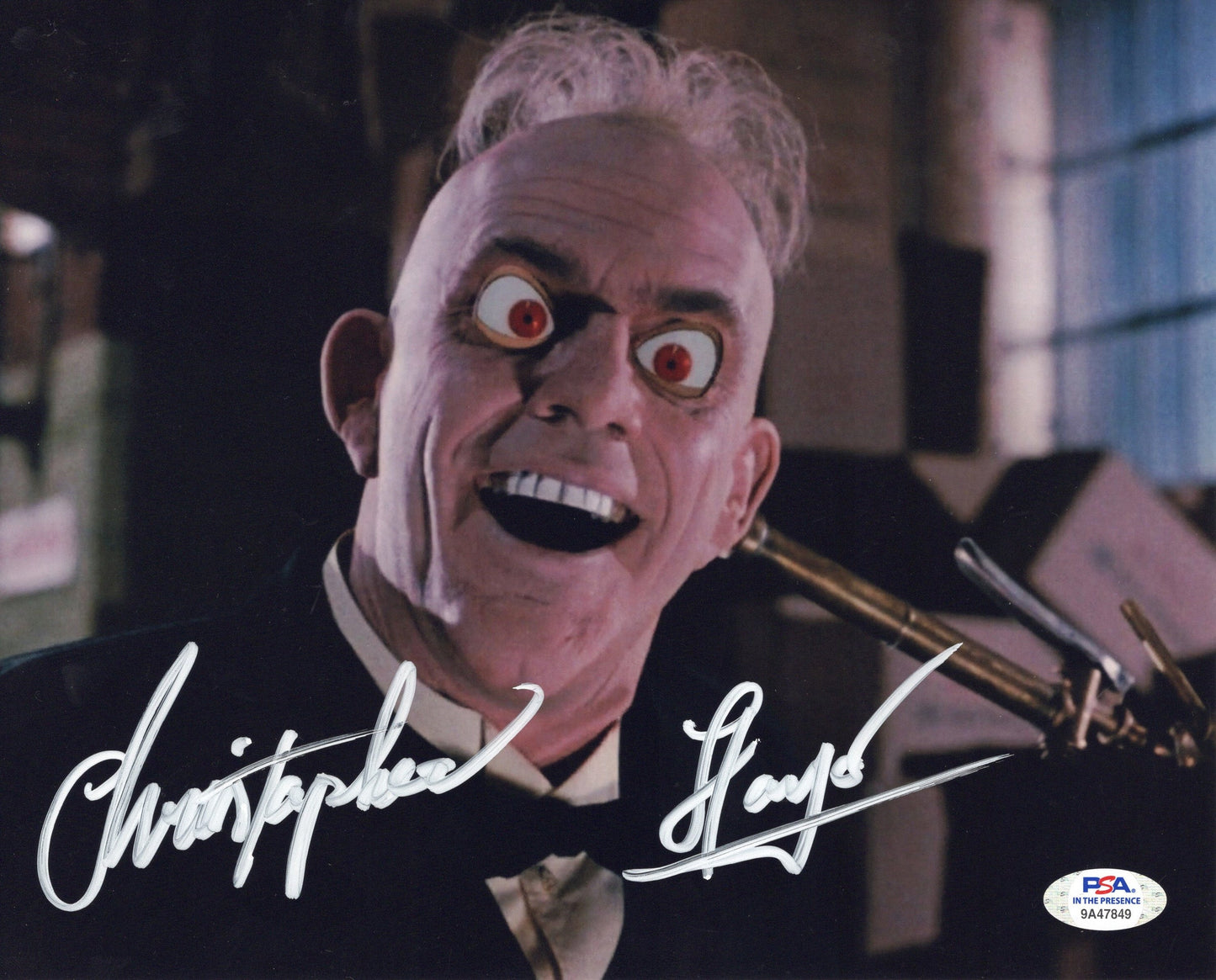 Christopher Lloyd autographed signed 8x10 photo PSA Who Framed Roger Rabbit