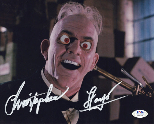 Christopher Lloyd autographed signed 8x10 photo PSA Who Framed Roger Rabbit