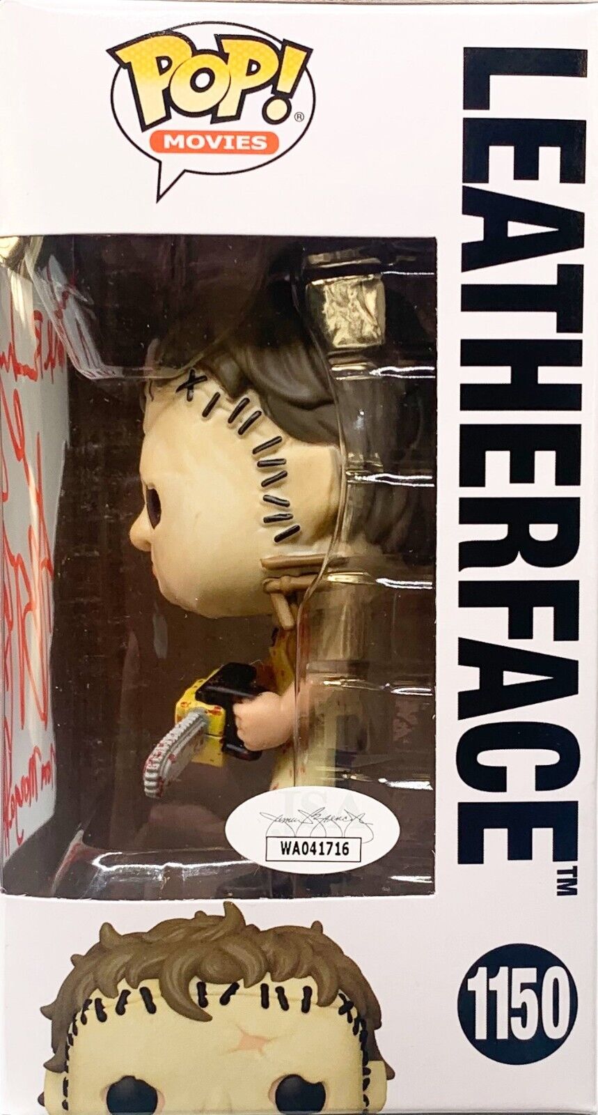 Bryniarski Burnham Morga autographed Funko Pop #1150 Texas Chainsaw Massacre JSA