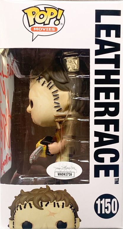 Bryniarski Burnham Morga autographed Funko Pop #1150 Texas Chainsaw Massacre JSA