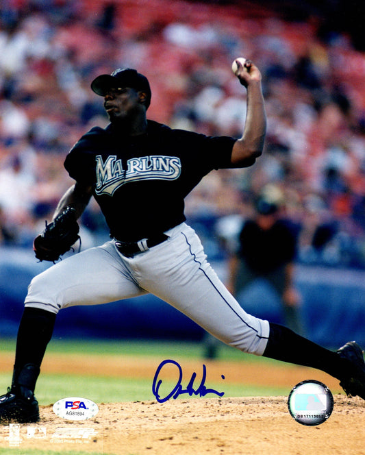 Dontrelle Willis autographed signed 8x10 photo MLB Florida Marlins PSA COA